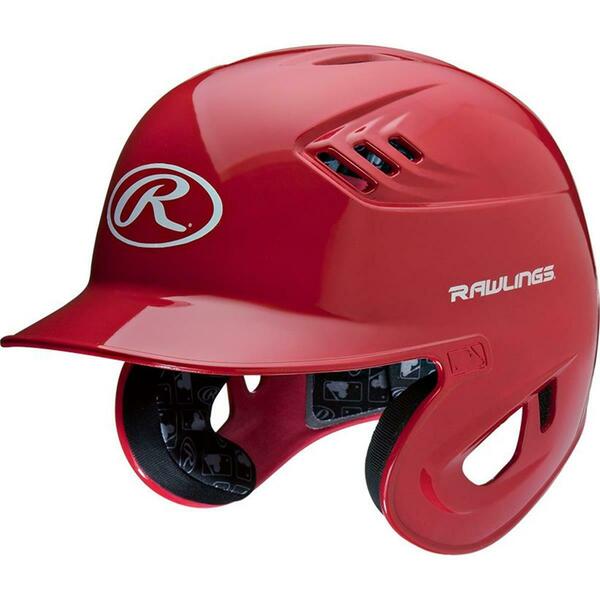 Rawlings Hockey Style Design Catchers Helmet, Scarlet 1383964